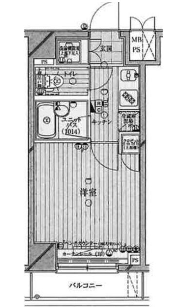 ルーブル新宿水道町    間取り