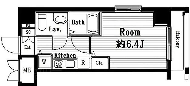 ガーラ東日本橋      間取り
