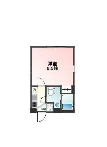 グランパーク池之端    401号室 間取り