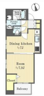 ヴェルステージ秋葉原Ⅱ 間取り