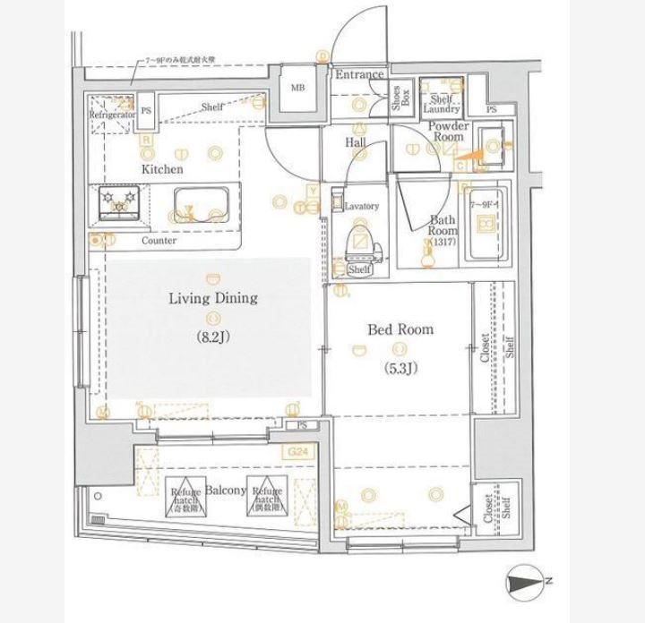 ブレシア新御徒町 間取り