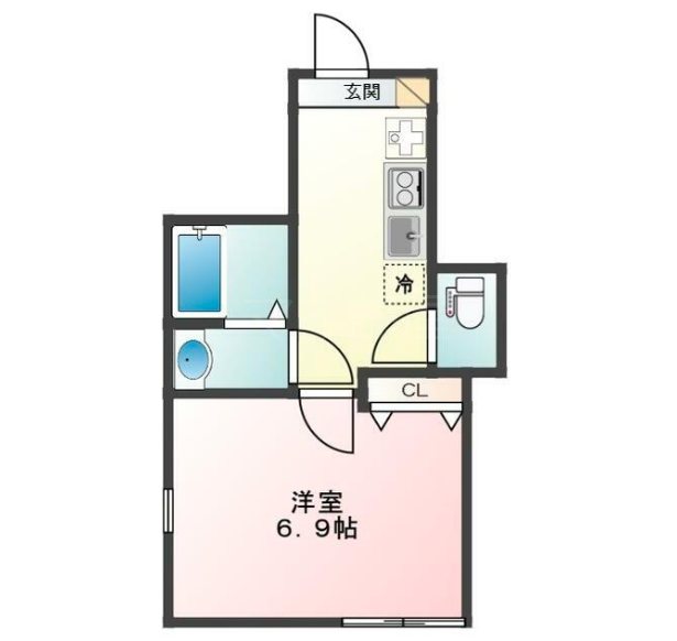 グランツ千駄木 101号室 間取り