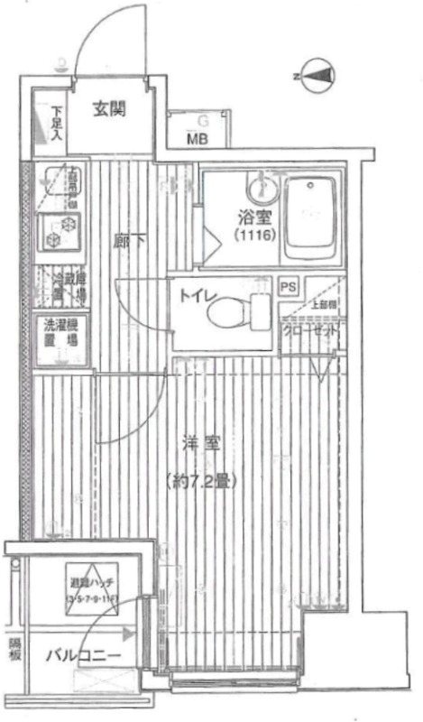 プレール・ドゥーク神田 間取り