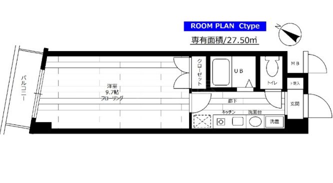 ステージファースト神田 間取り