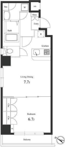 ヴェルト日本橋 間取り