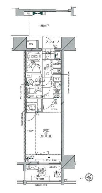 ピアース千代田淡路町 間取り