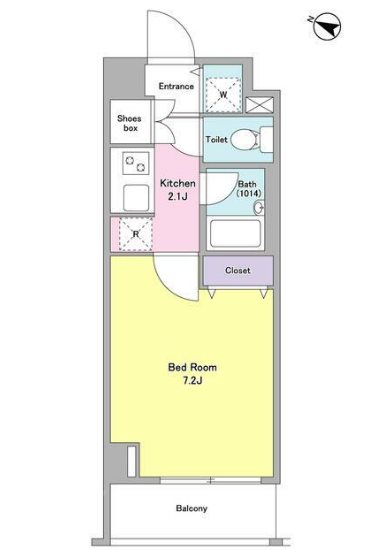 コンフォリア文京白山     206号室 間取り