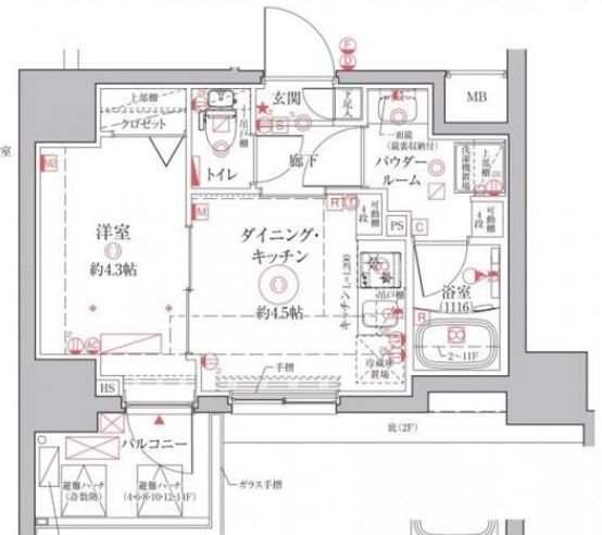 クレイシアIDZ上野 間取り