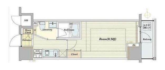 ビバリーホームズ秋葉原 間取り