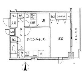 メゾンドヴィレ浅草橋  間取り