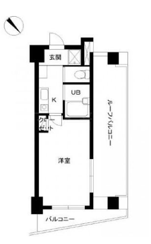スカイコート目白台 間取り