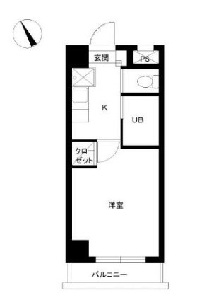 スカイコート早稲田第5   間取り