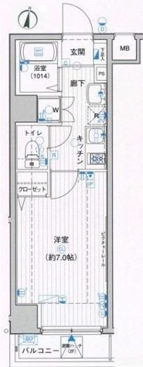 ラグジュアリーアパートメント本郷  間取り