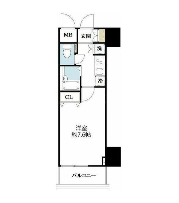 アイル秋葉原イースト      506号室 間取り