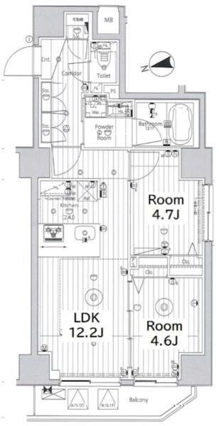 メイクス上野 間取り