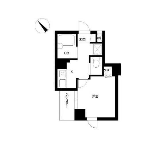 スカイコート目白台 間取り
