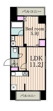 グリーンパーク日本橋浜町 間取り