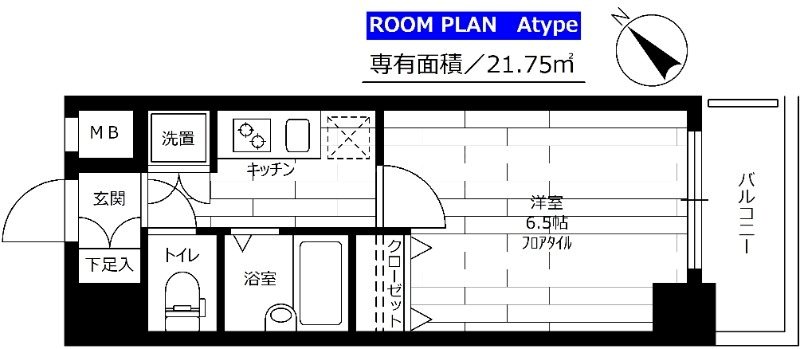 ステージファースト神楽坂 間取り