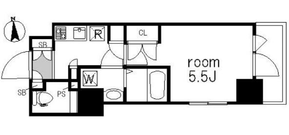 パークウェル神田EAST弐番館 間取り