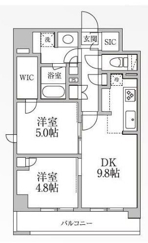 レジディア新御徒町Ⅱ 間取り