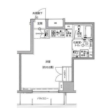 ミテッツァ千代田三崎町 間取り