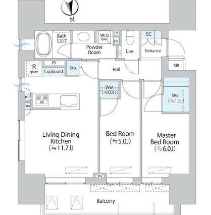 パークホームズ本郷三丁目 間取り