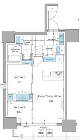 ルフォンプログレ本郷三丁目 間取り