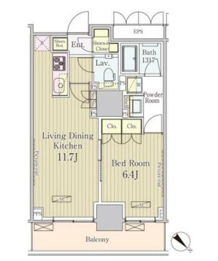 パークアクシス御茶ノ水 間取り