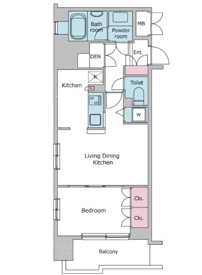 レジディア御茶ノ水      間取り