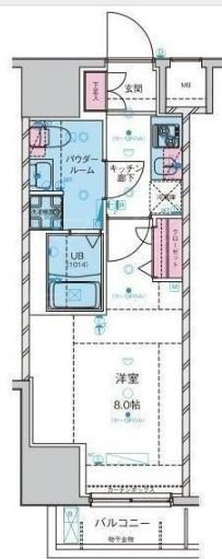 ジェノヴィア浅草駅前スカイガーデン 間取り