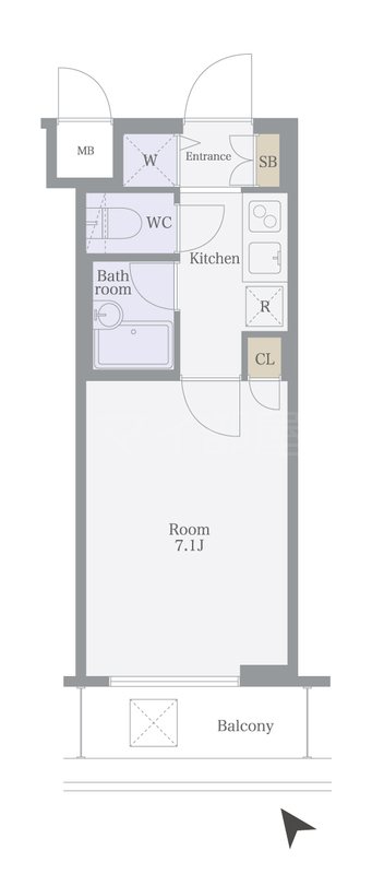 グラーサ東京イースト 間取り