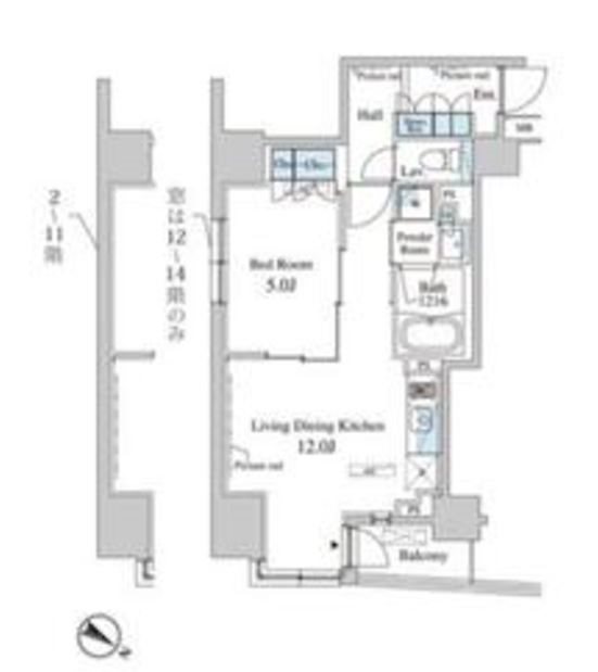 セレサ日本橋堀留 間取り