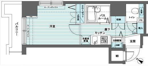 トーシンフェニックス日本橋蛎殻町弐番館   間取り