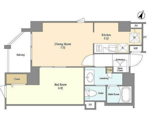 レガシア千代田三崎町     間取り