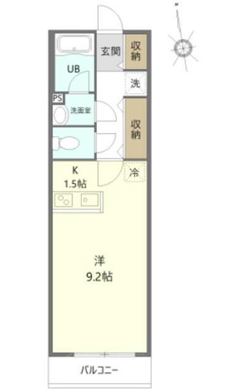 アイステージ千駄木    403号室 間取り