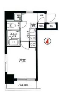 スカイコートお茶の水女子大前第2  間取り