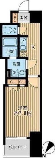 日本橋ファーストレジデンス   503号室 間取り