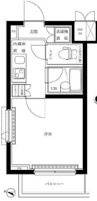ルーブル神楽坂参番館  間取り