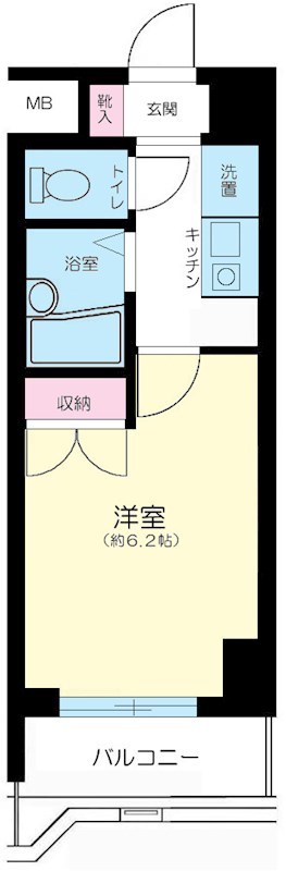 メインステージ早稲田   間取り