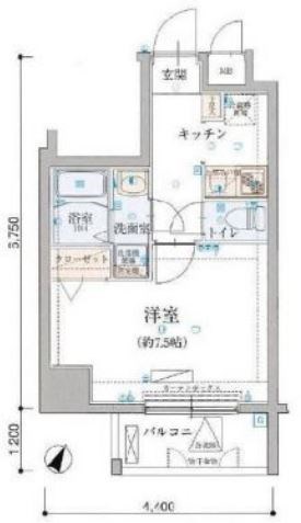 リヴシティ一番町  間取り