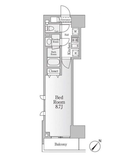レジディア神田淡路町 間取り