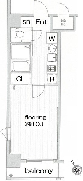 グランヴァン銀座東 間取り