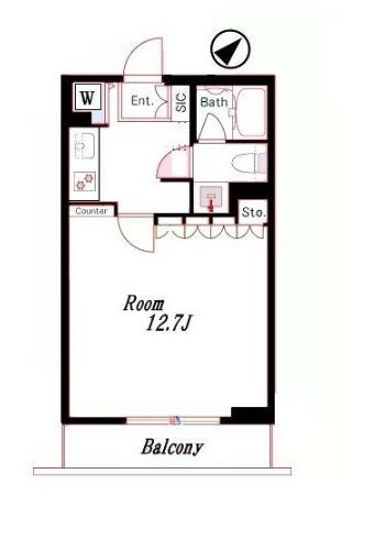 スカーラ文京本郷スカイプラザ 間取り