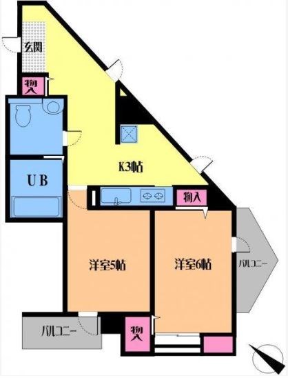 ルーラル20番館     間取り