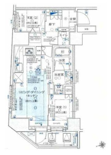 グローリオ新宿夏目坂 間取り