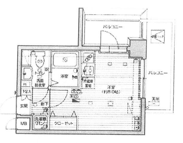 ガーラ本郷三丁目 間取り