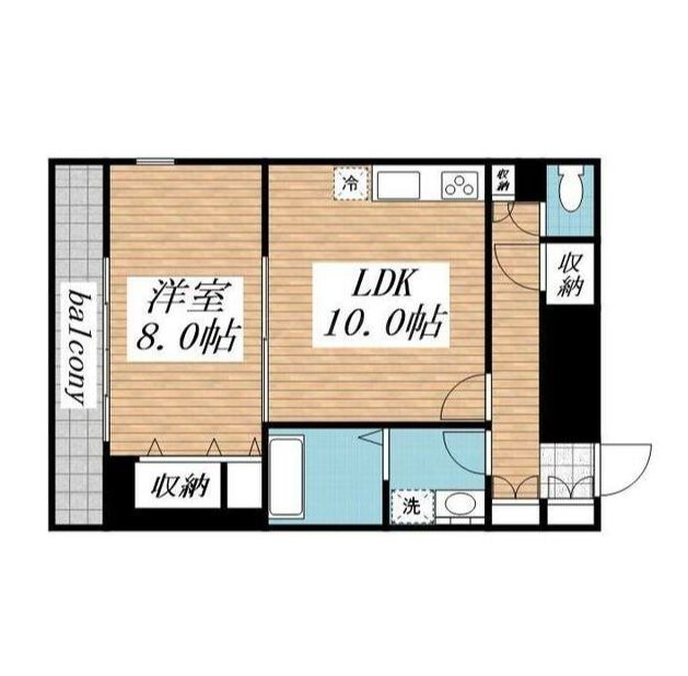 メゾンドヴィレ浅草橋   704号室 間取り