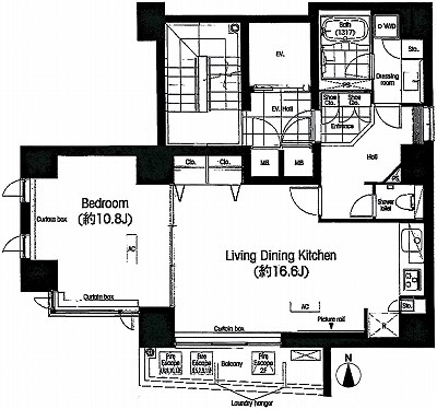 ローズハウス御茶ノ水   401号室 間取り