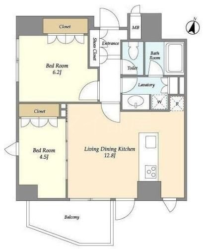 グランカーサ上野池之端 間取り