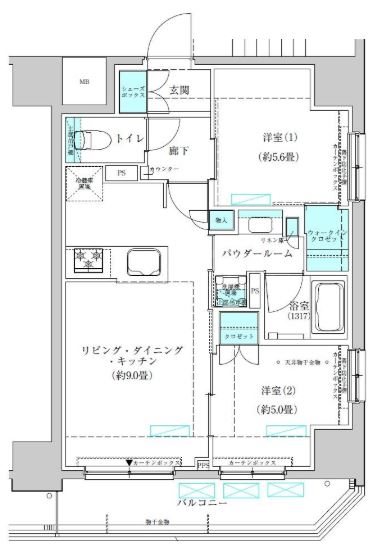 ヴィークブライト蔵前 間取り